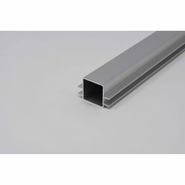 2-Way Captive Fin Extrusion for 1/4in Panel Panel  White, 12in L x 1in W x 1in H, QR 1 End, Eztube, Mfr#: 100-270 WH 1QR 1